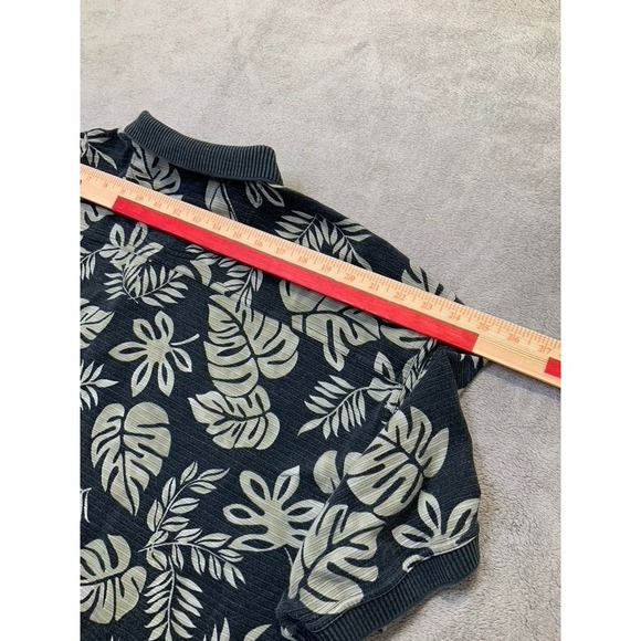 Vintage Tommy Bahama Men's Floral Short Sleeve Polo Shirt Size XL - Big&Tall - Picture 5 of 6